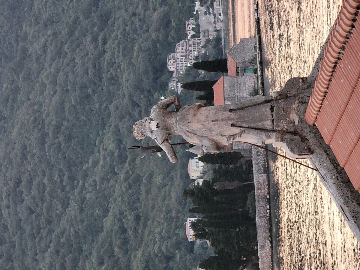 Behind St. Marco, the islands float adrift, and Pearast watches, veiled in dawn’s silence.